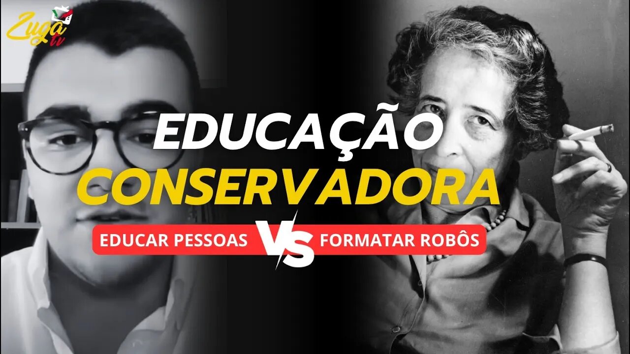 A CRISE NA EDUCAÇÃO | Zuga TV c/ Pedro Monteiro #educação #hannaharendt #conservadores #portugal
