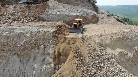 1972-79 OLD CAT DOZERS!**HD DRONE VIEW-8