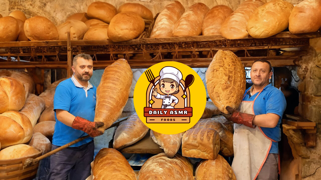 Biggest breads! You've never seen before! Turkish street foods