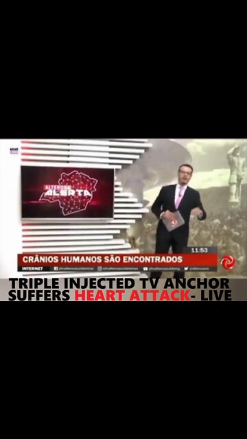 TV ANCHOR DROPS WHILE BOASTING ABOUT BOOSTER - LIVE ON AIR!! (RUMBLE SUPPRESSED VIDEO)