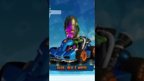 Blue, Red & White Paint Job Showcase - Crash Team Racing Nitro-Fueled