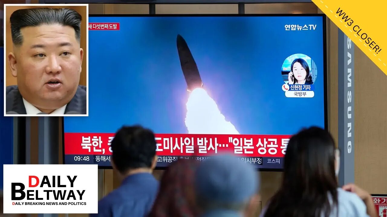 WAR! EMERGENCY ALERT! NORTH KOREA FIRES 10 MISSLES S. KOREA SCRAMBLES JETS FIRES BACK