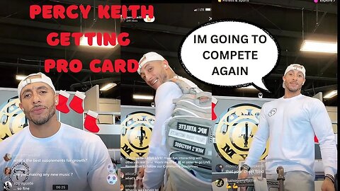 PERCY KEITH GETTING PRO CARD? BEST SUPPLEMENTS FOR GROWTH, + WHEN WILL HE COMPETE AGAIN??