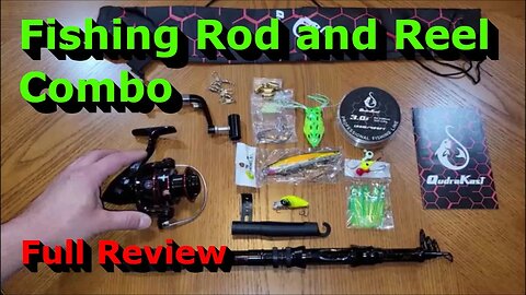 Fishing Rod and Reel Combo - Full Review - Telescopic Pole