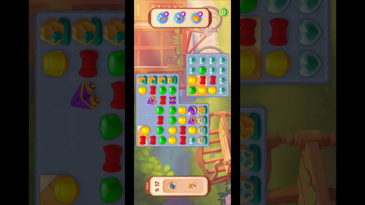 Shorts Playrix Homescapes Gameplay Walkthrough Level 11886