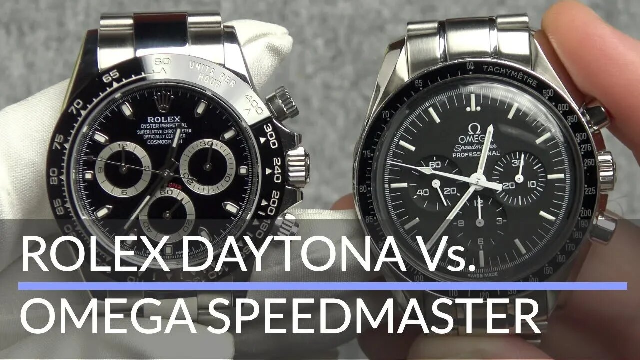 Rolex Daytona vs Omega Speedmaster - Which Famous Chronograph is King?