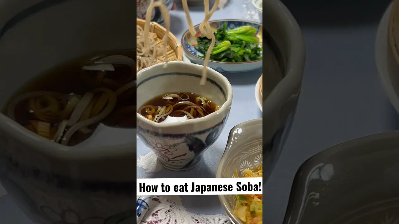 Homemade Japanese Soba noodles #shorts