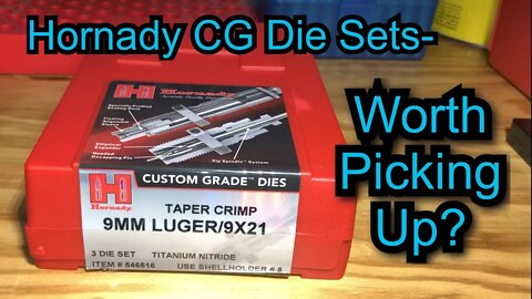 Hornady Custom Grade 9mm Die Set-Review and Testing