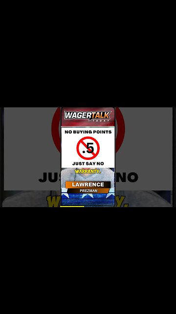 Is It SMART to Buy a Half-Point When Betting the NFL? Prez Clears the Air