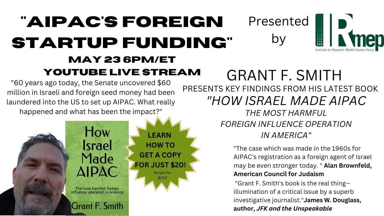 AIPAC'S foreign startup funding