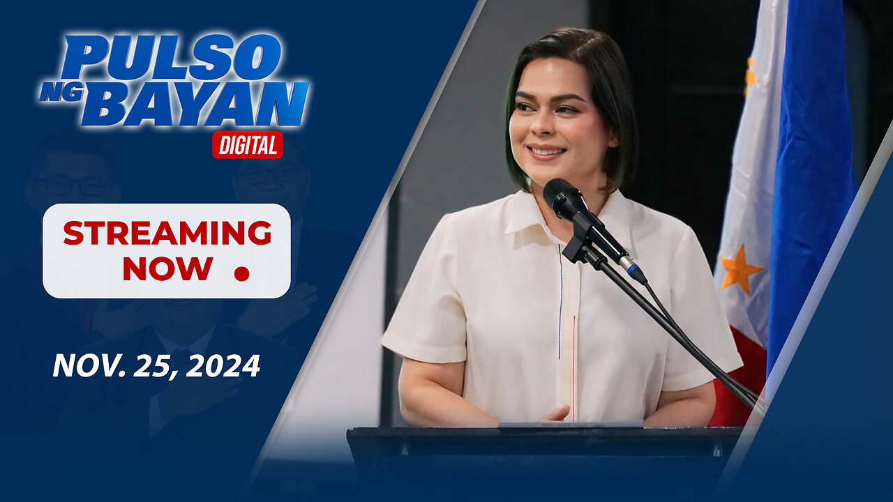 LIVE: Pulso ng Bayan with Admar Vilando and Jade Calabroso | November 25, 2024