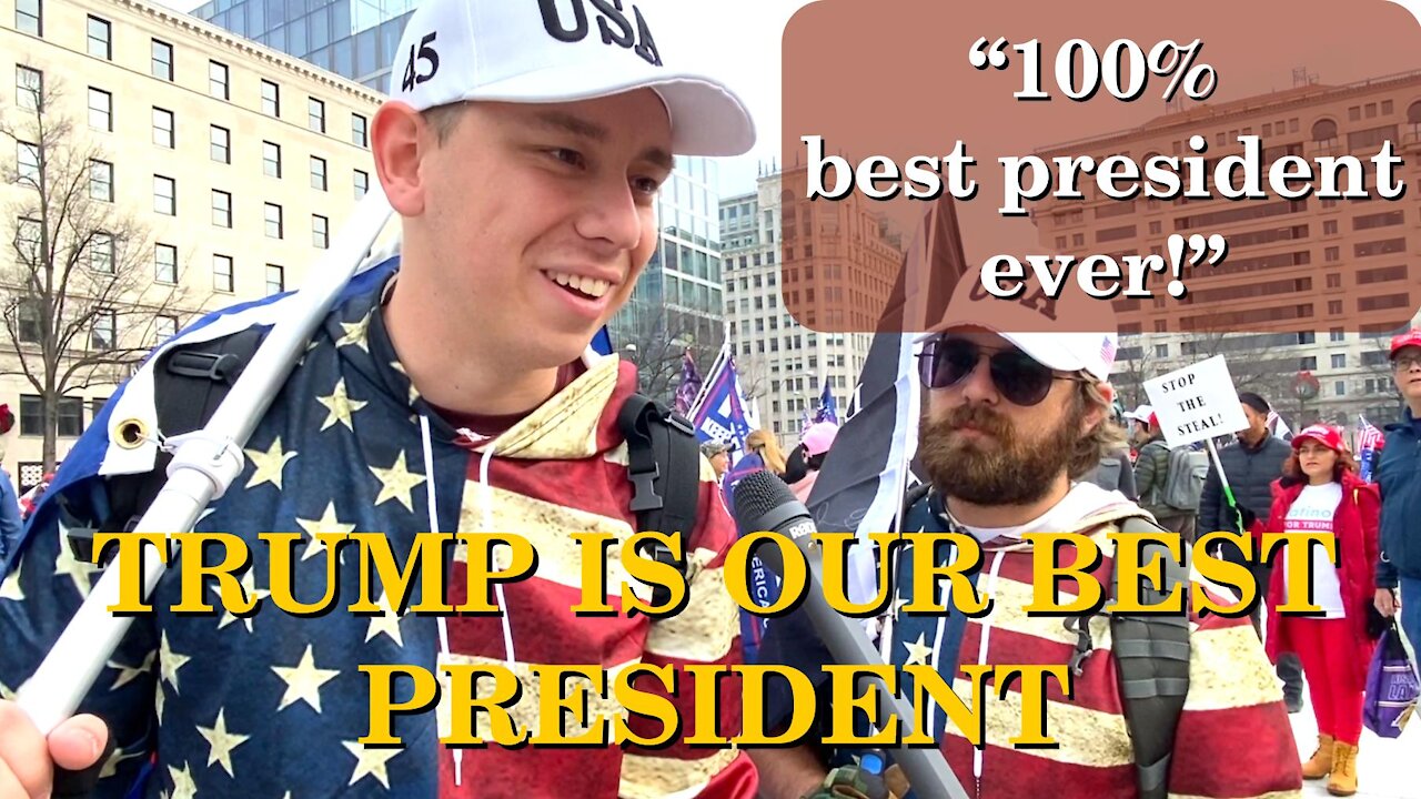 Americans Say! 100% Best President Ever | Washington DC | 2020-12-12