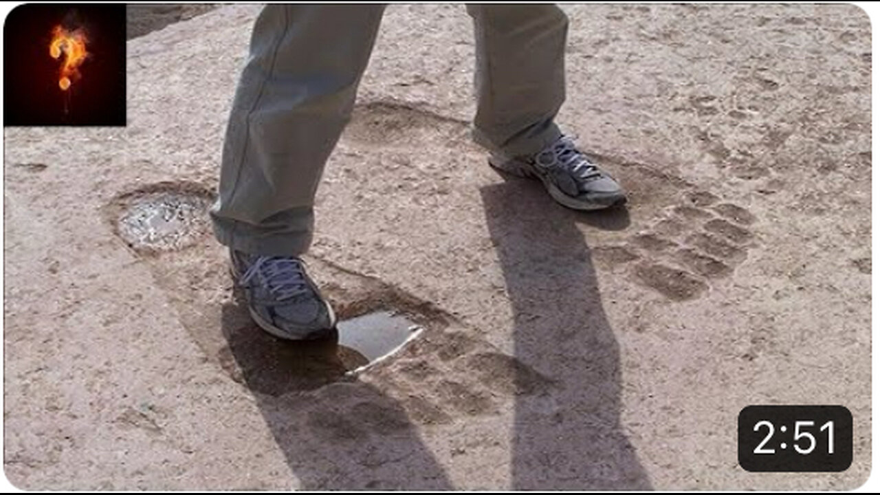 Giant Footprints Found At Ancient Temple?