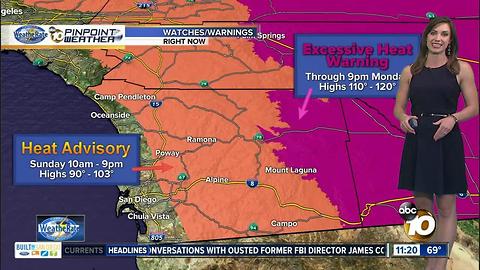 10News Pinpoint Weather with Meteorologist Megan Parry