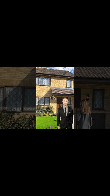 I WENT TO HARRY POTTER’S HOUSE 👀🏡 #Shorts