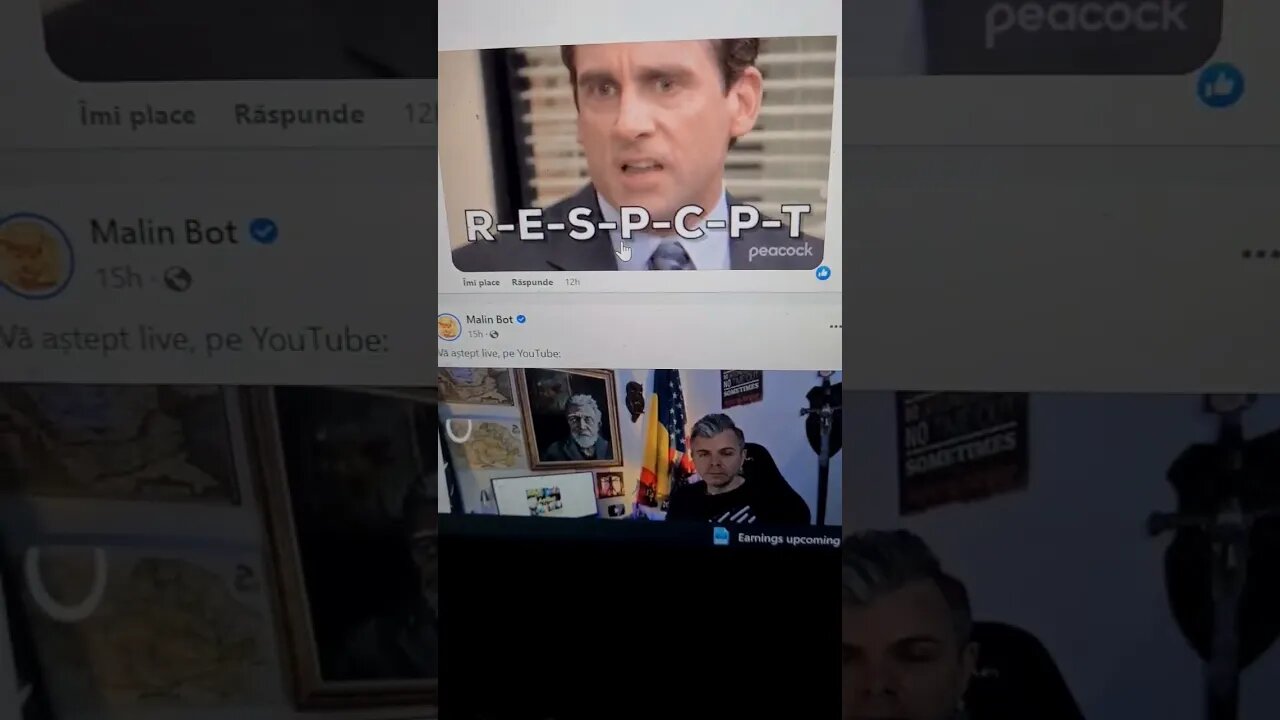 FaceBook face mișto de eroul Malin Bot