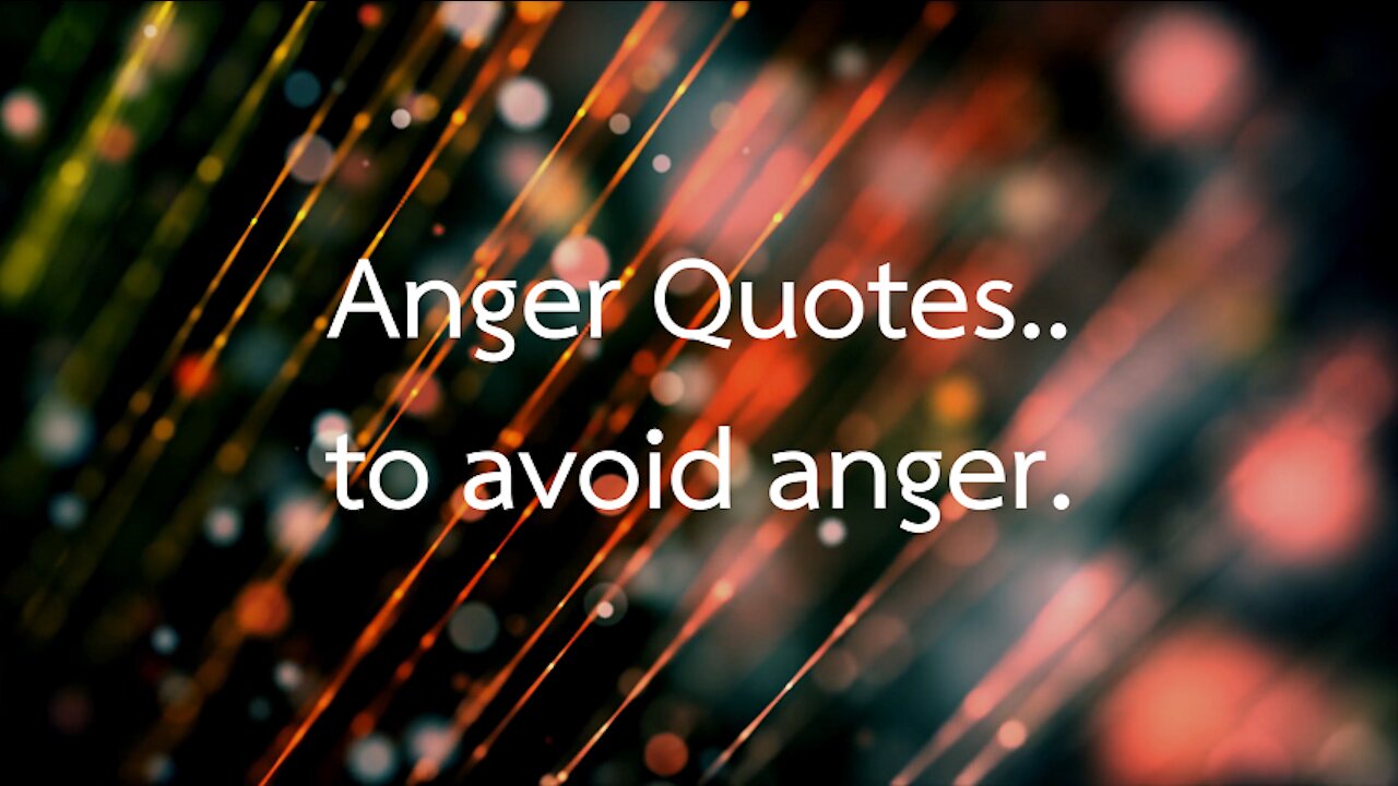 Anger Quotes