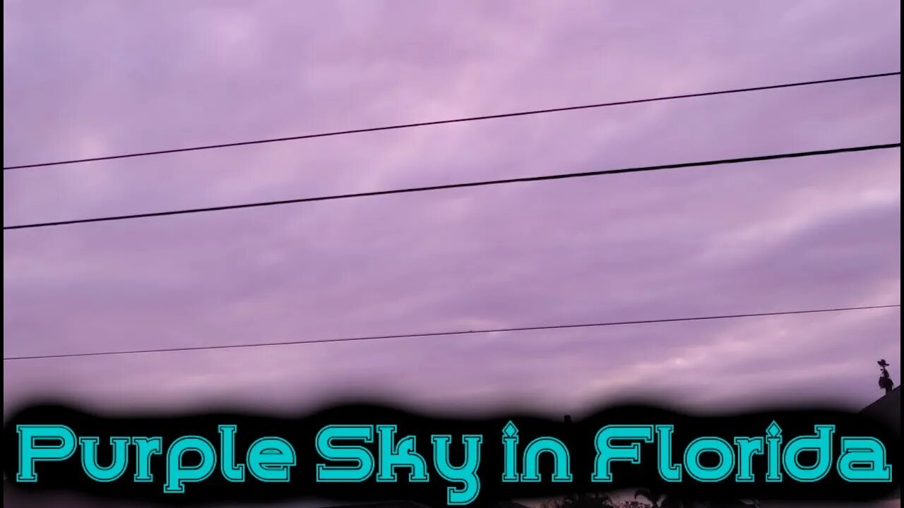 Purple Sky in Florida