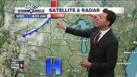 Michael Fish's NBC26 weather forecast