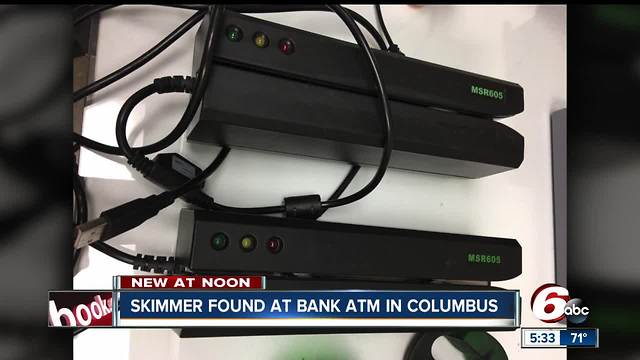 Man accused of installing credit card skimming device found at Columbus bank