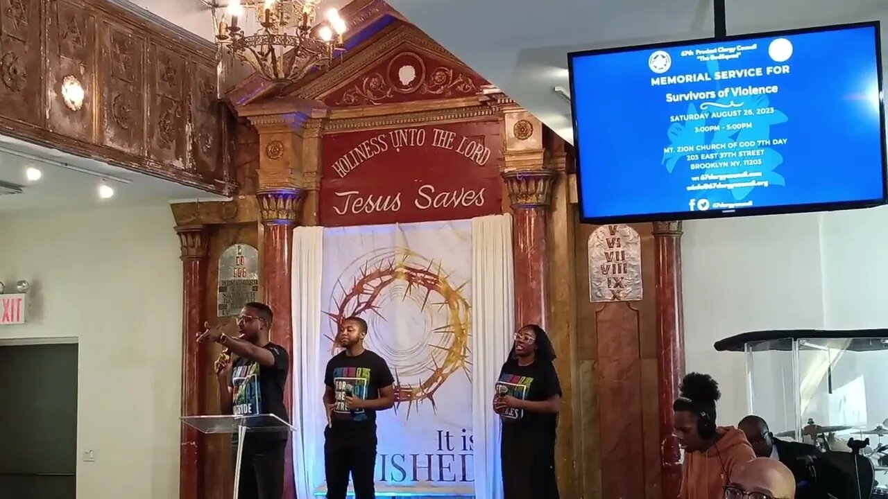 The Memorial Service for Survivors of Violence 203 East 37th St 8/26/23 hosted by @67ClergyCouncil