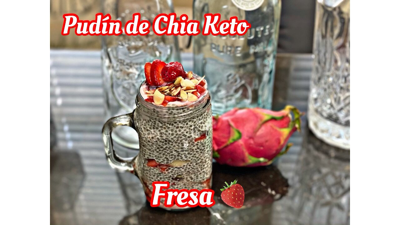 Pudín de Chias Fresa y Chocolate