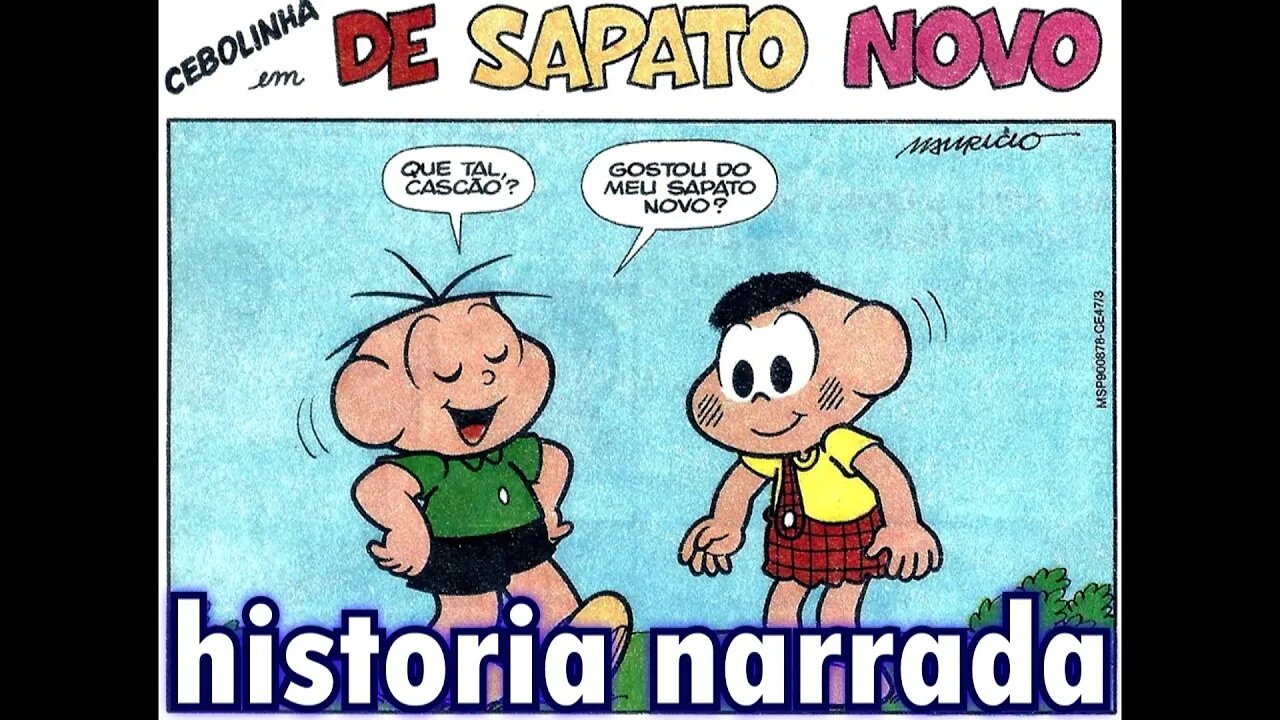 Cebolinha em-De sapato novo | Gibis do Rapha