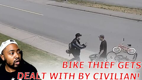 Thief Gets What He Deserves After Stealing The Wrong Man's Bike