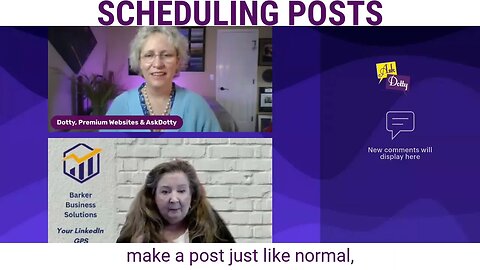 Scheduling Posts