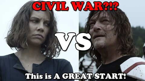 DARYL VS MAGGIE - COMMONWEALTH VS HILLTOP?? Civil War Incoming! - A GREAT START - TWD 1109 Review!