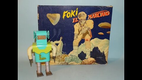 Welcome Rumble! Here’s a vintage Foki El Marciano Robot!