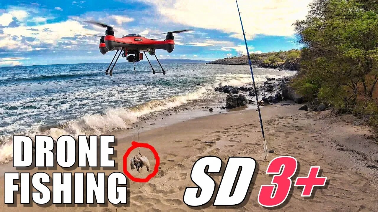 DRONE FISHING TORTURE TEST - Waterproof SwellPro SPLASHDRONE 3+ (Fishing & Crashing) 🎣🔥😂