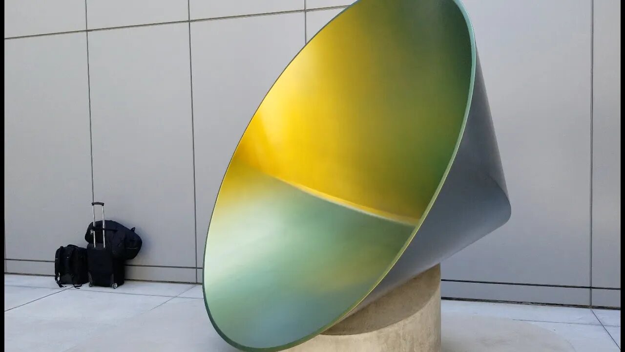 Sculpture Impression- Shell by Gay Outlaw, at SFO