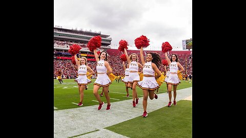 USC Song Girls Amazing ❤️💛 USC Trojans Pac-12 College Football