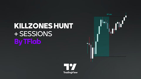 🚀🎯 KillZones Hunt + #Sessions-indicator- Alert & Volume Ranges in #tradingview [TradingFinder] 📊📈