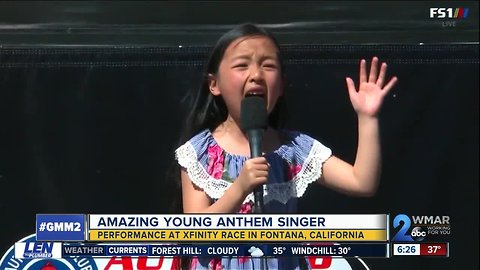 7-year-old anthem singer has killed it again