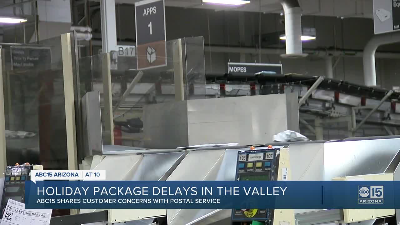 Arizonans frustrated with holiday package delays