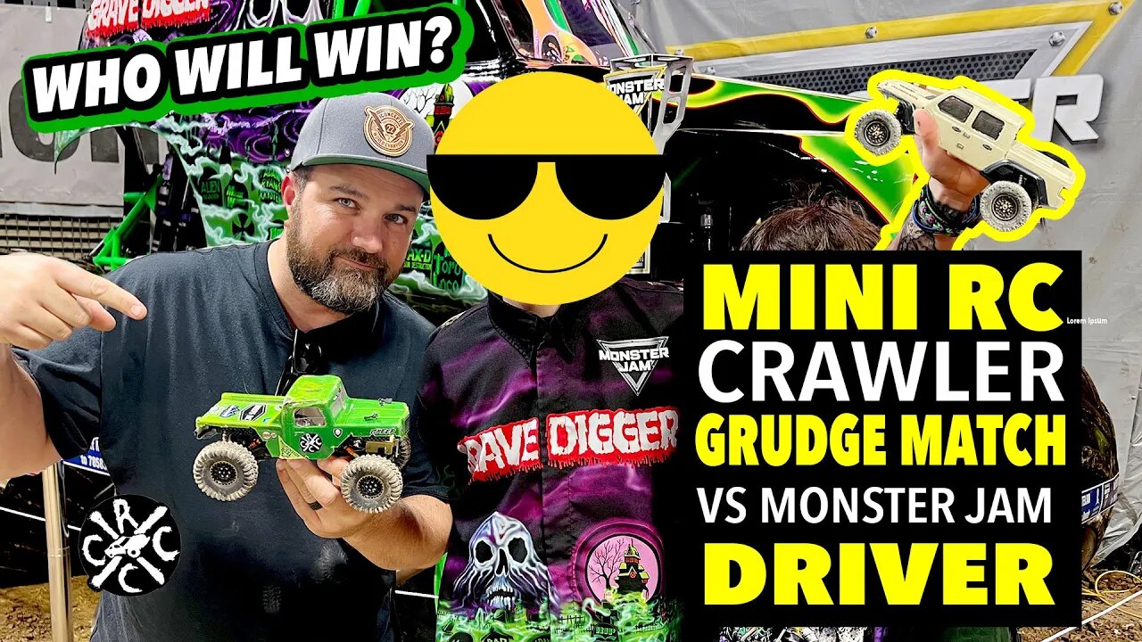 SCX24 Grudge Match Crawl Off With A Monster Jam Driver! Will I Lose Again?