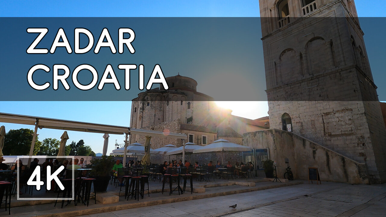 Walking Tour: Zadar, Croatia - 4K UHD