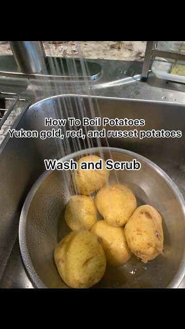 How to boil potatoes(Yukon,Russet,Red Potatoes)