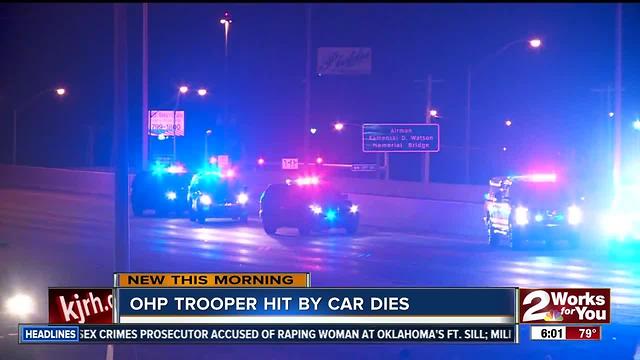 OHP trooper hit by car dies