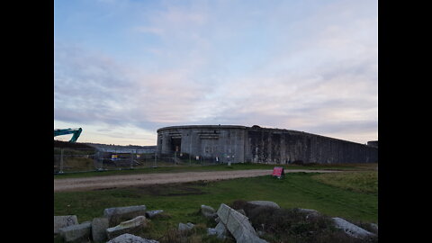 Making a brew at hurst castle . Night vlog