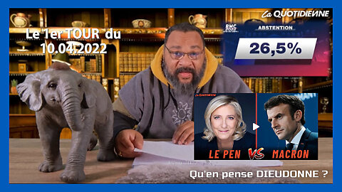 ELECTION PRESIDENTIELLE / Dieudonné aprés le 1er tour ... (Hd 720)