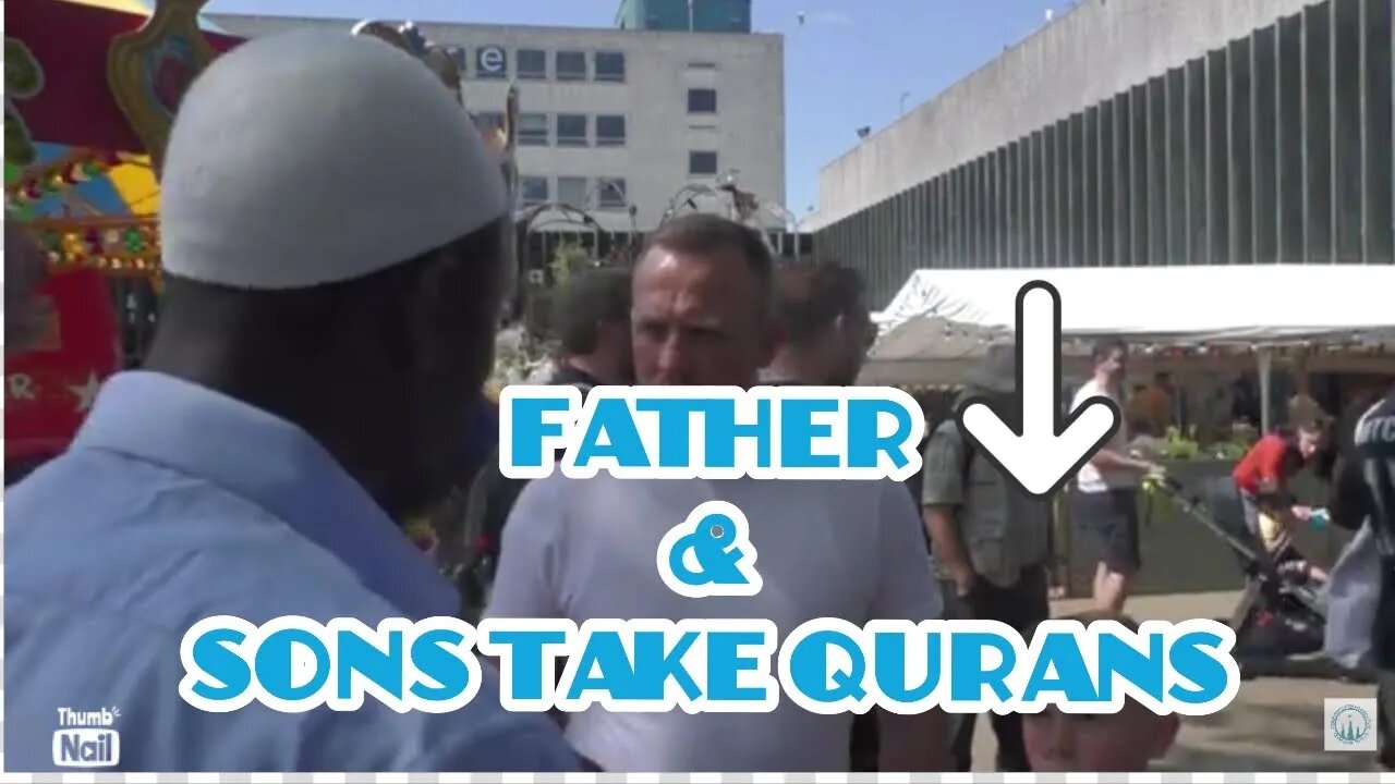 Non Muslim Father encourged his sons to read the Quran.