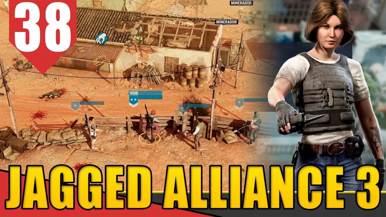 Comprando uma MINA por DIESEL - Jagged Alliance 3 #38 [Gameplay PT-BR]