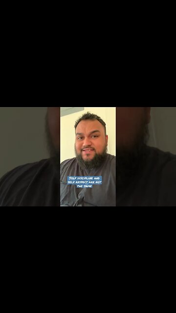 The difference between self respect and self discipline