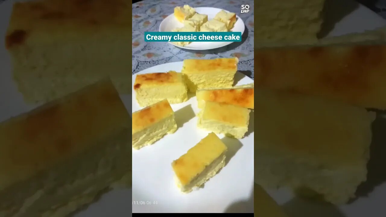 #shorts creamy classic cheese cake