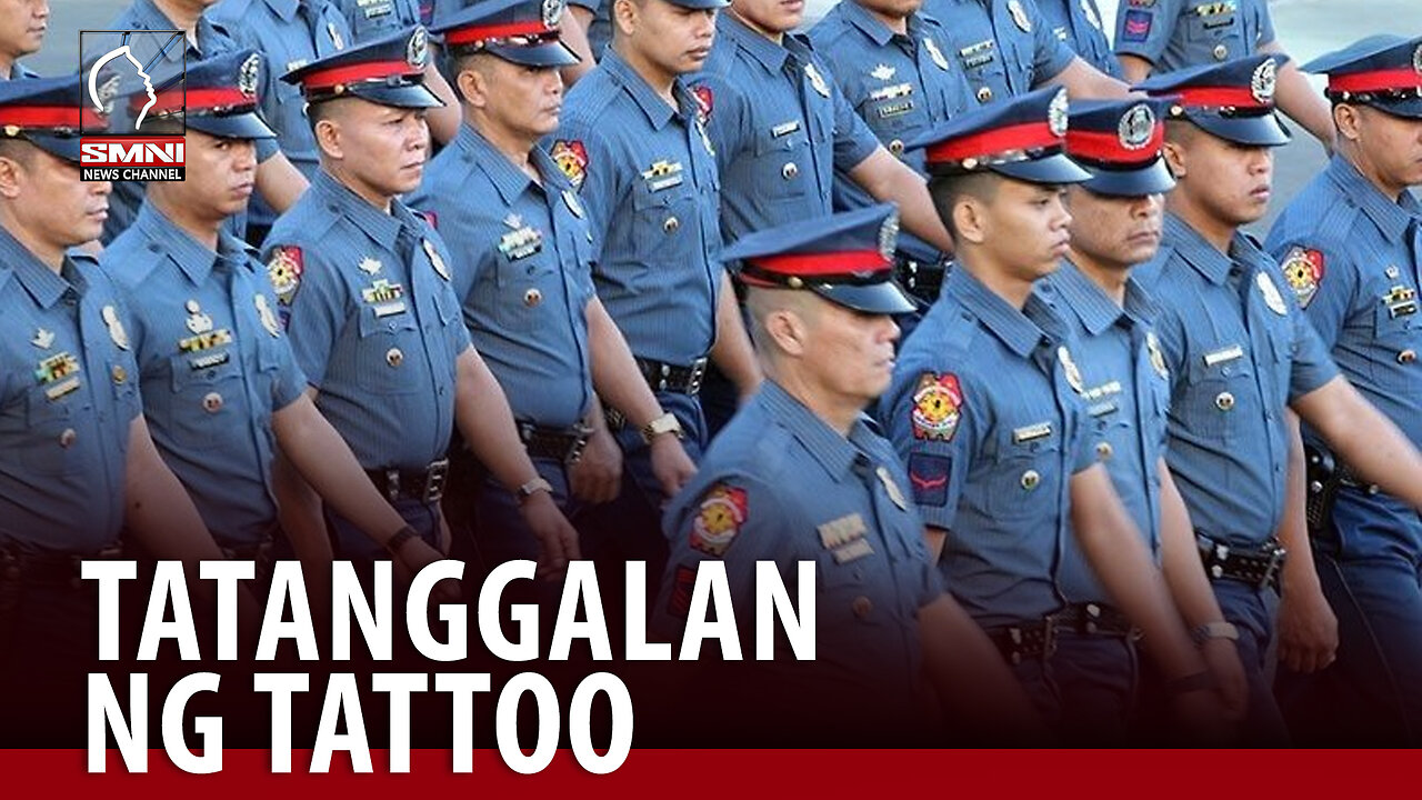 Visible tattoos ng PNP personnel, bawal na; tattoo, ipatatanggal sa katawan