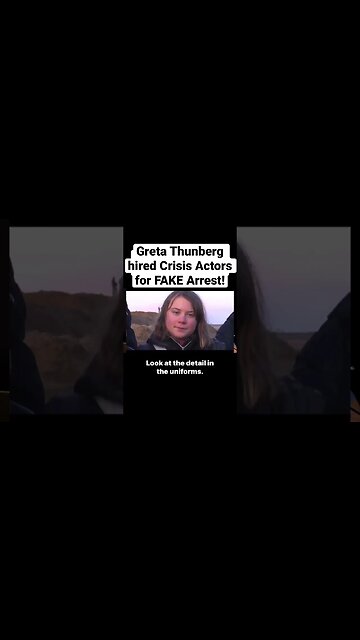 Greta Thunberg Hired Crisis Actors to Stage FAKE Arrest #shorts