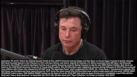 Elon Musk | "You Must Understand There Is Not a Whole Lot of Human Beings Like You? If There Was One An Intelligence Being That We Created. Like Some AI Creature." - Joe Rogan + "I Am An Alien. It's True." - Elon Musk 9/7/2018